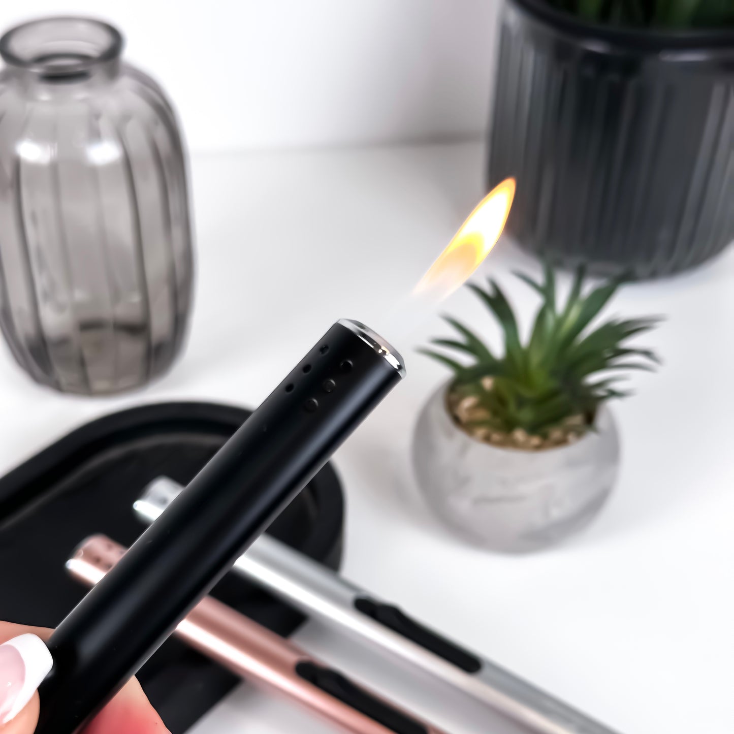 Elegant Long Lighter - Black